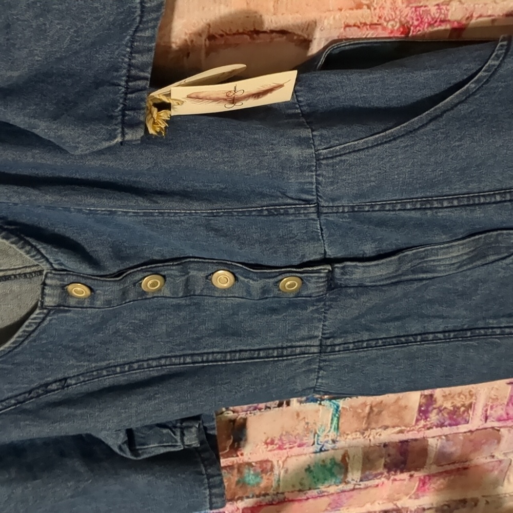 Jeans Jumpsuit by Jessica Simpson - Picture 5 of 8